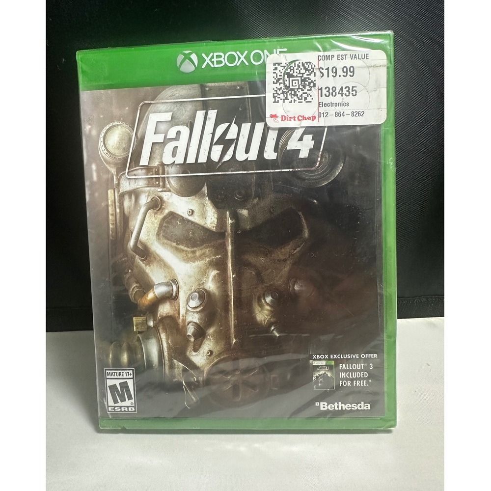 FALLOUT 4 XBOX ONE BETHESDA BRAND NEW FACTORY SEALED